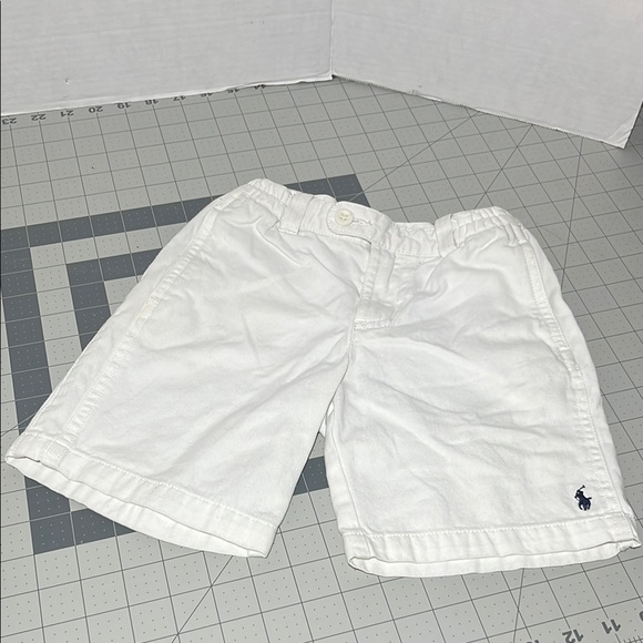 Polo by Ralph Lauren White Flat Front Shorts - Picture 1 of 6